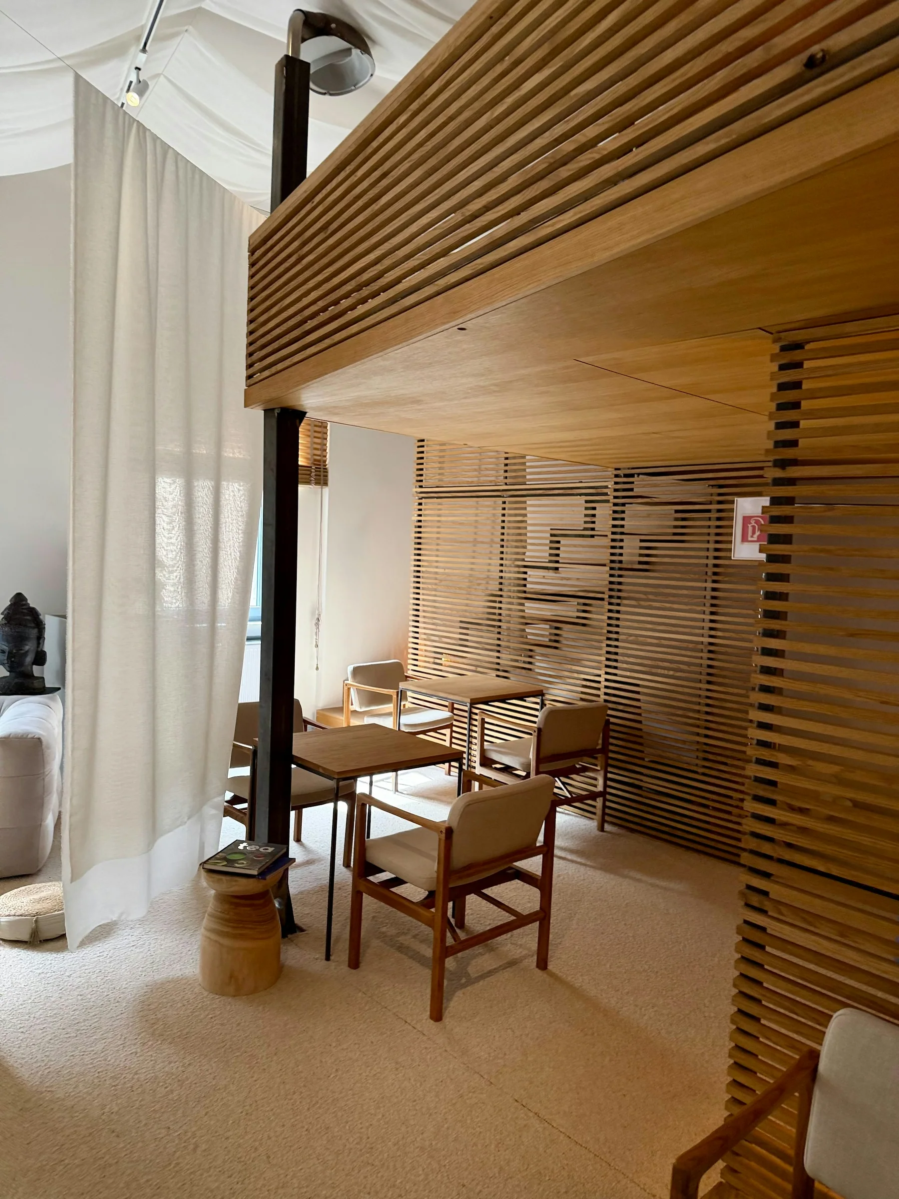 Illustrative warm modern interior